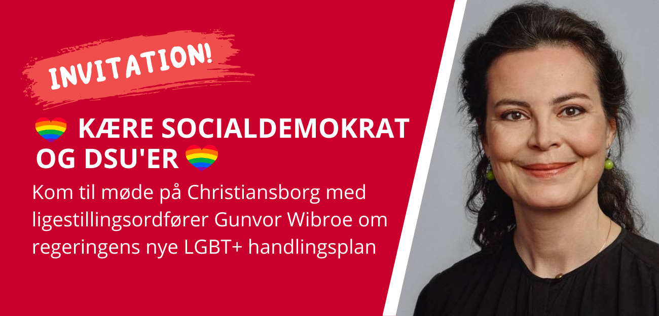 Regeringens nye LGBT+ handlingsplan: Møde med ligestillingsordfører Gunvor Wibroe
